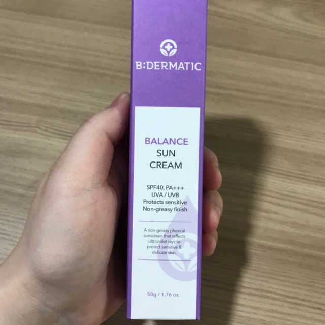 비더마틱 밸런스 선크림 리뷰 사진