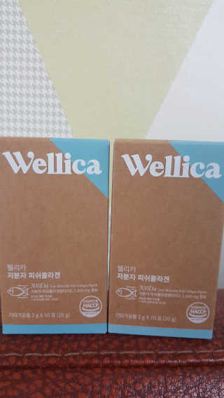 웰리카 저분자 피쉬 콜라겐 — 5점을 준 리뷰어가 2020년 11월 올린 사용 사진