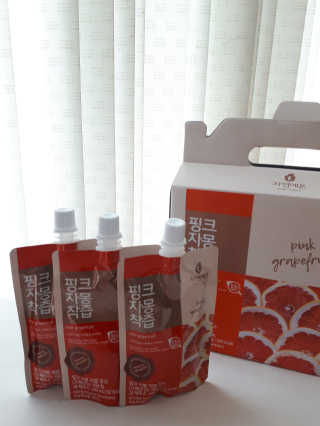 자연에온 핑크 자몽 착즙 100mL 10개입 2BOX — 5점을 준 리뷰어가 2020년 11월 올린 사용 사진