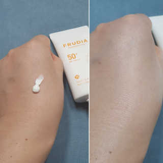 [후르디아] 혼합자차 선 에센스+톤업 선크림 2종 — 5점을 준 리뷰어가 2020년 9월 올린 사용 사진