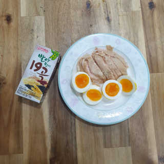 바로 먹는 아침 실온보관 닭가슴살 6종 — 5점을 준 리뷰어가 2020년 10월 올린 사용 사진