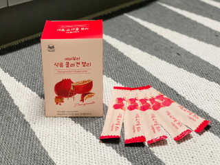 365더건강 에버뷰티 석류콜라겐 젤리 — 5점을 준 리뷰어가 2020년 8월 올린 사용 사진