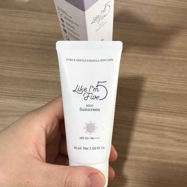마일드 선스크린 리뷰 사진