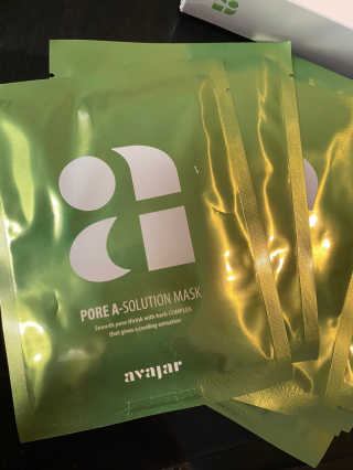 Avajar A-Solution 마스크 — 5점을 준 리뷰어가 2020년 10월 올린 사용 사진