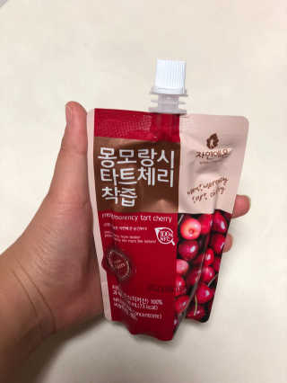 자연에온 몽모랑시 타트체리 착즙 100mL 10개입 2BOX — 5점을 준 리뷰어가 2020년 10월 올린 사용 사진