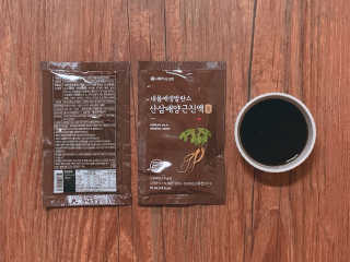 서울약사신협 약사신협_산삼배양근 진액_70ml x 30포 — 4.5점을 준 리뷰어가 2020년 9월 올린 사용 사진