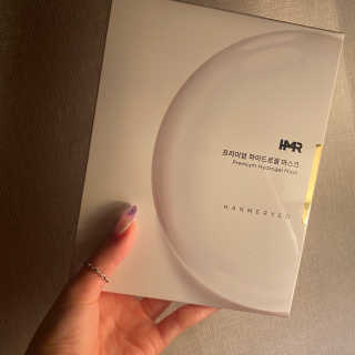 한미려 프리미엄 하이드로겔 마스크 — 5점을 준 리뷰어가 2020년 7월 올린 사용 사진