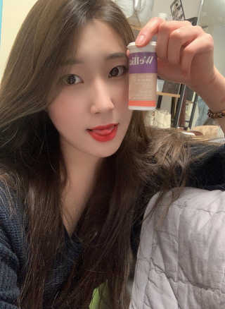 웰리카 더블유 100억 유산균 — 5점을 준 리뷰어가 2020년 12월 올린 사용 사진