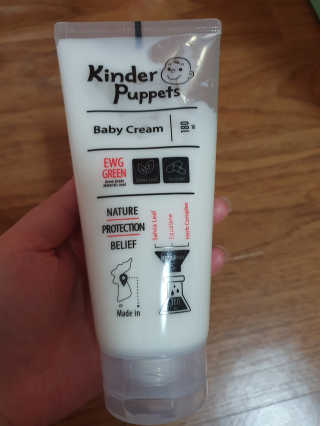 킨더퍼페츠 베이비크림 180ml — 4점을 준 리뷰어가 2020년 9월 올린 사용 사진