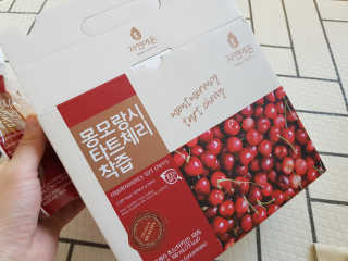 자연에온 몽모랑시 타트체리 착즙 100mL 10개입 2BOX — 5점을 준 리뷰어가 2020년 10월 올린 사용 사진