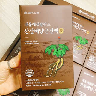서울약사신협 약사신협_산삼배양근 진액_70ml x 30포 — 4.5점을 준 리뷰어가 2020년 9월 올린 사용 사진