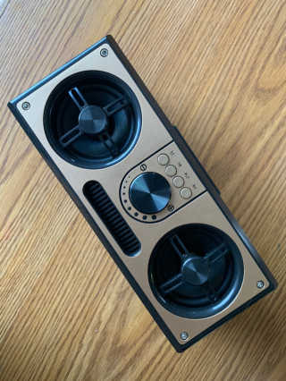 SEVIZ RETRO20W 레트로 블루투스 스피커 — 4점을 준 리뷰어가 2020년 6월 올린 사용 사진