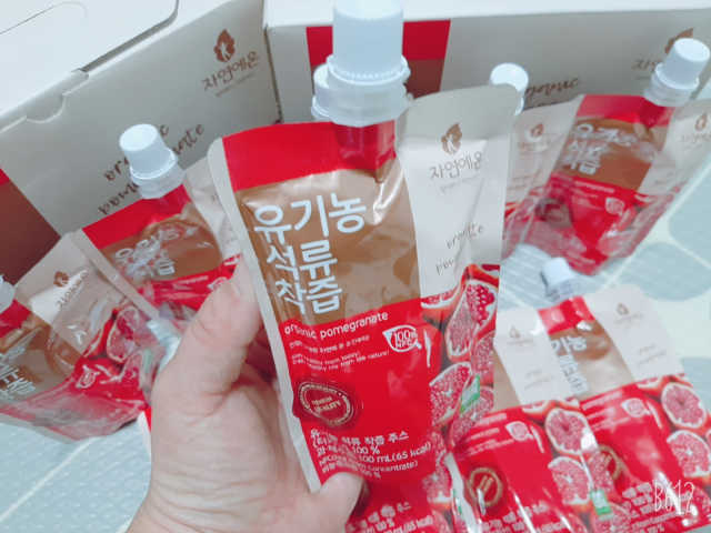 자연에온 유기농 석류 착즙 100mL 10개입 2BOX 리뷰 사진