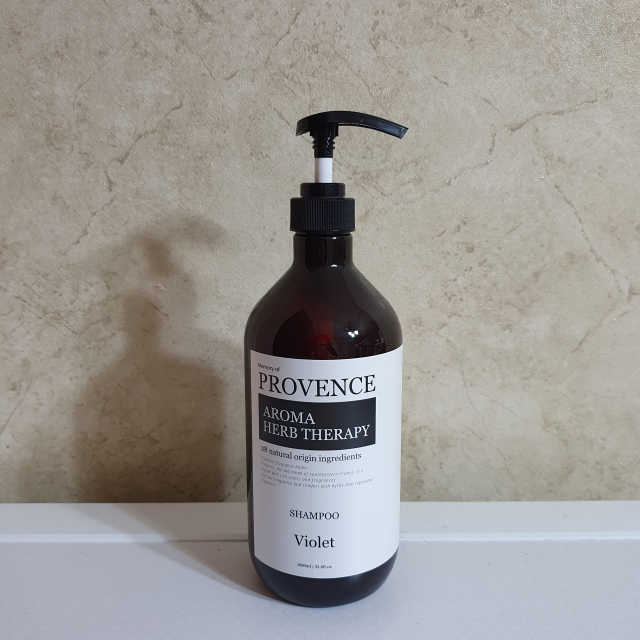 프로방스 바이올렛 퍼퓸 샴푸 1000ml 업그레이드 리뷰 사진