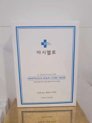 닥터마시멜로 닥터마스멜로 마블러스 아쿠아 클리닉 마스크 — 4.5점을 준 리뷰어가 2020년 10월 올린 사용 사진