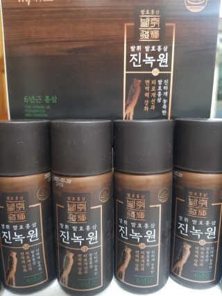 한국야쿠르트 발휘 발효홍삼 진녹綠원 — 5점을 준 리뷰어가 2020년 10월 올린 사용 사진