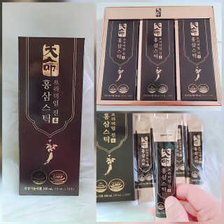 헬스업_천명진프리미엄홍삼스틱_10ml x 30포 — 5점을 준 리뷰어가 2020년 11월 올린 사용 사진