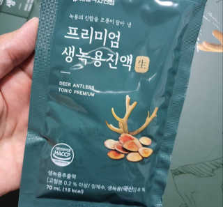 서울약사신협 약사신협_생녹용 진액_70ml x 30포 — 5점을 준 리뷰어가 2020년 9월 올린 사용 사진