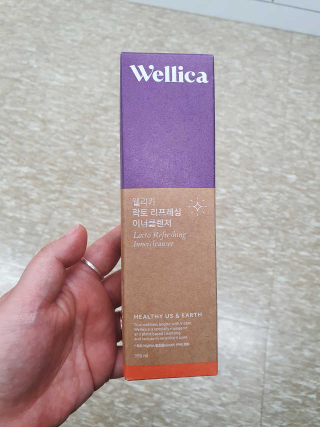 웰리카 락토 리프레싱 이너클렌저 리뷰 사진