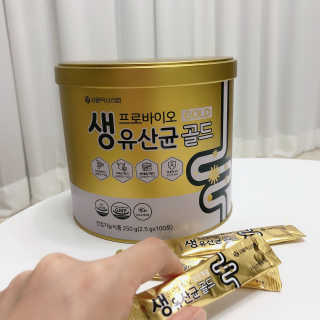 서울약사신협_프로바이오생유산균골드_2.5x100포 — 5점을 준 리뷰어가 2020년 6월 올린 사용 사진