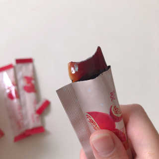 365더건강 에버뷰티 석류콜라겐 젤리 — 5점을 준 리뷰어가 2020년 8월 올린 사용 사진