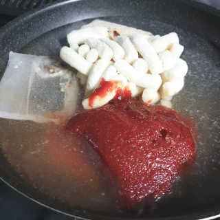 화곡미담 옛날 떡볶이 — 5점을 준 리뷰어가 2020년 4월 올린 사용 사진
