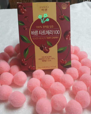 건강한약속 바른 바른 타트체리100 — 5점을 준 리뷰어가 2020년 7월 올린 사용 사진