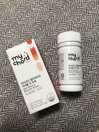 JW중외제약 마이코드 멀티비타민미네랄 포 우먼 — 4점을 준 리뷰어가 2020년 7월 올린 사용 사진