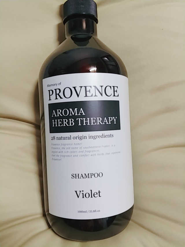 프로방스 바이올렛 퍼퓸 샴푸 1000ml 업그레이드 리뷰 사진