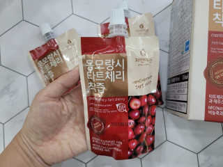 자연에온 몽모랑시 타트체리 착즙 100mL 10개입 2BOX — 5점을 준 리뷰어가 2020년 9월 올린 사용 사진