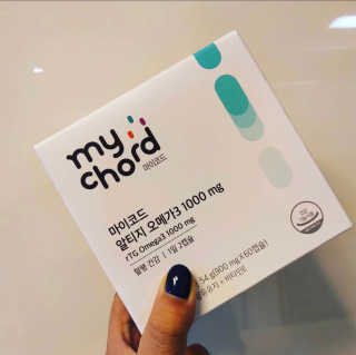 JW중외제약 마이코드 알티지 오메가3 1000 mg — 5점을 준 리뷰어가 2020년 9월 올린 사용 사진