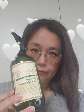 아미니 내추럴 헤어클렌저 — 5점을 준 리뷰어가 2020년 7월 올린 사용 사진