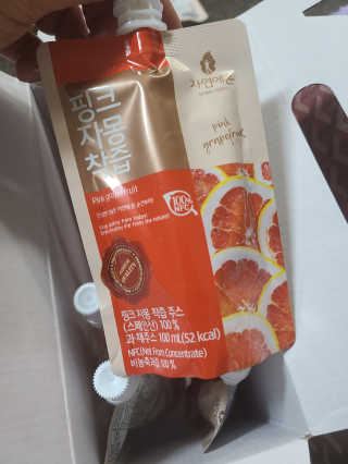 자연에온 핑크 자몽 착즙 100mL 10개입 2BOX — 5점을 준 리뷰어가 2020년 11월 올린 사용 사진