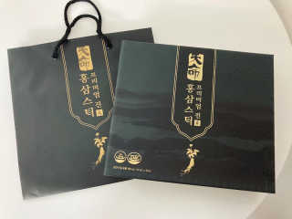 헬스업_천명진프리미엄홍삼스틱_10ml x 30포 — 5점을 준 리뷰어가 2020년 10월 올린 사용 사진