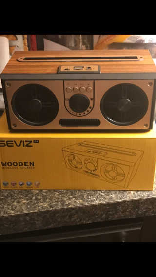 SEVIZ RETRO20W 레트로 블루투스 스피커 — 5점을 준 리뷰어가 2020년 6월 올린 사용 사진