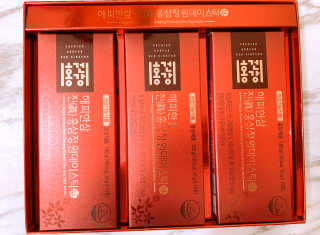 홍건강 해피한삼 진 홍삼정 원데이스틱 10g x 30포 — 5점을 준 리뷰어가 2020년 5월 올린 사용 사진