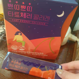 서울약사신협_쁘띠쁘띠타트체리콜라겐_20g x 14포 — 4점을 준 리뷰어가 2020년 12월 올린 사용 사진
