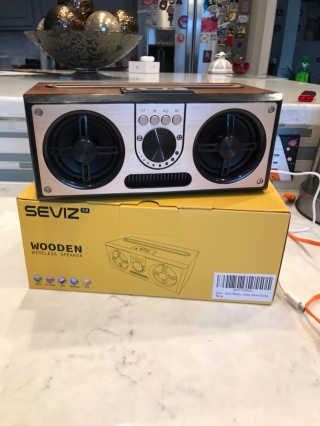 SEVIZ RETRO20W 레트로 블루투스 스피커 — 5점을 준 리뷰어가 2020년 6월 올린 사용 사진