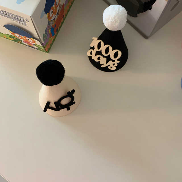DIY 파티햇 2종 세트 리뷰 사진