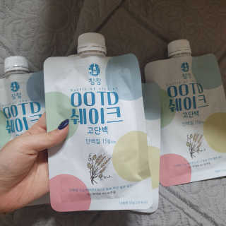 [꾸콤] 참참 OOTD쉐이크 고단백 일주일세트 50g x 5 — 5점을 준 리뷰어가 2020년 9월 올린 사용 사진