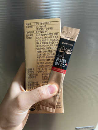 서울약사신협_투데이홍삼정플러스스틱_10g x 30포 — 5점을 준 리뷰어가 2020년 11월 올린 사용 사진
