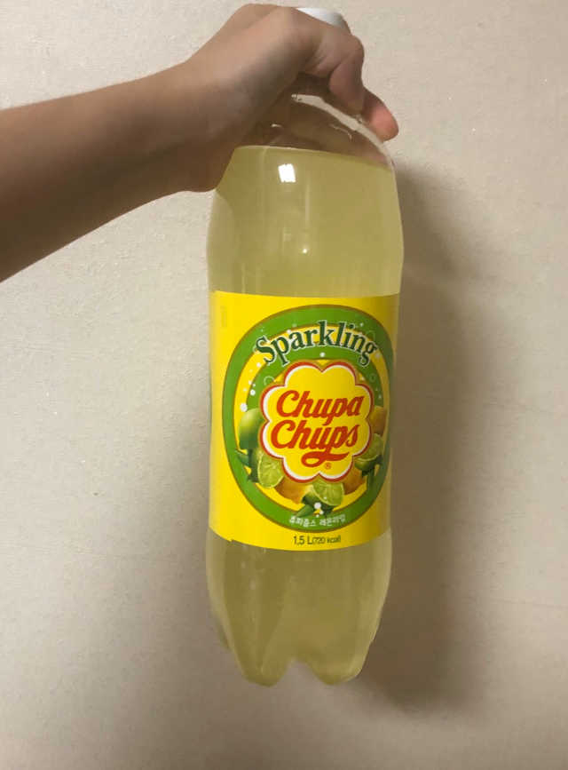 츄파춥스 스파클링 1.5L 레몬라임/사과  2종 6EA 리뷰 사진