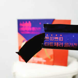 서울약사신협_쁘띠쁘띠타트체리콜라겐_20g x 14포 — 5점을 준 리뷰어가 2020년 12월 올린 사용 사진