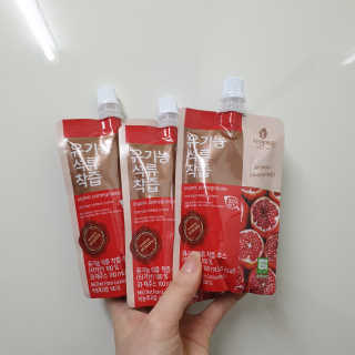 자연에온 유기농 석류 착즙 100mL 10개입 2BOX — 4.5점을 준 리뷰어가 2020년 11월 올린 사용 사진