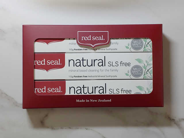 레드씰 내추럴 SLS FREE 치약 리뷰 사진