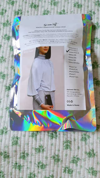 젠블리 항균동 볼체인 폰스트랩 갤럭시 아이폰 케이스 목걸이 — 5점을 준 리뷰어가 2020년 7월 올린 사용 사진