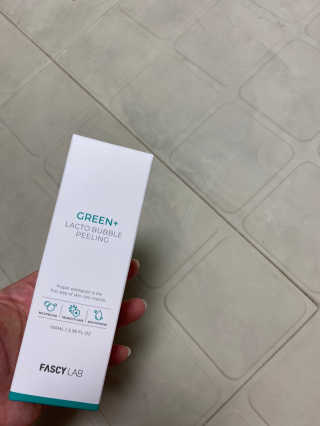 파시랩 그린 플러스 락토 버블 필링 — 5점을 준 리뷰어가 2020년 11월 올린 사용 사진