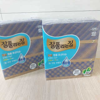 잘풀리는집 부드러운 모이스처 보습 미용 티슈 230매 — 5점을 준 리뷰어가 2020년 9월 올린 사용 사진
