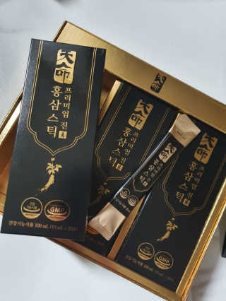 헬스업_천명진프리미엄홍삼스틱_10ml x 30포 — 5점을 준 리뷰어가 2020년 11월 올린 사용 사진