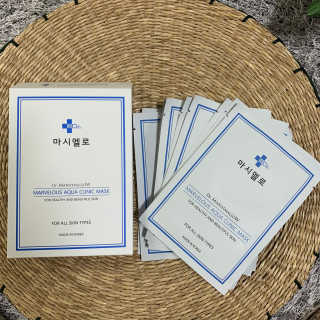 닥터마시멜로 닥터마스멜로 마블러스 아쿠아 클리닉 마스크 — 5점을 준 리뷰어가 2020년 8월 올린 사용 사진